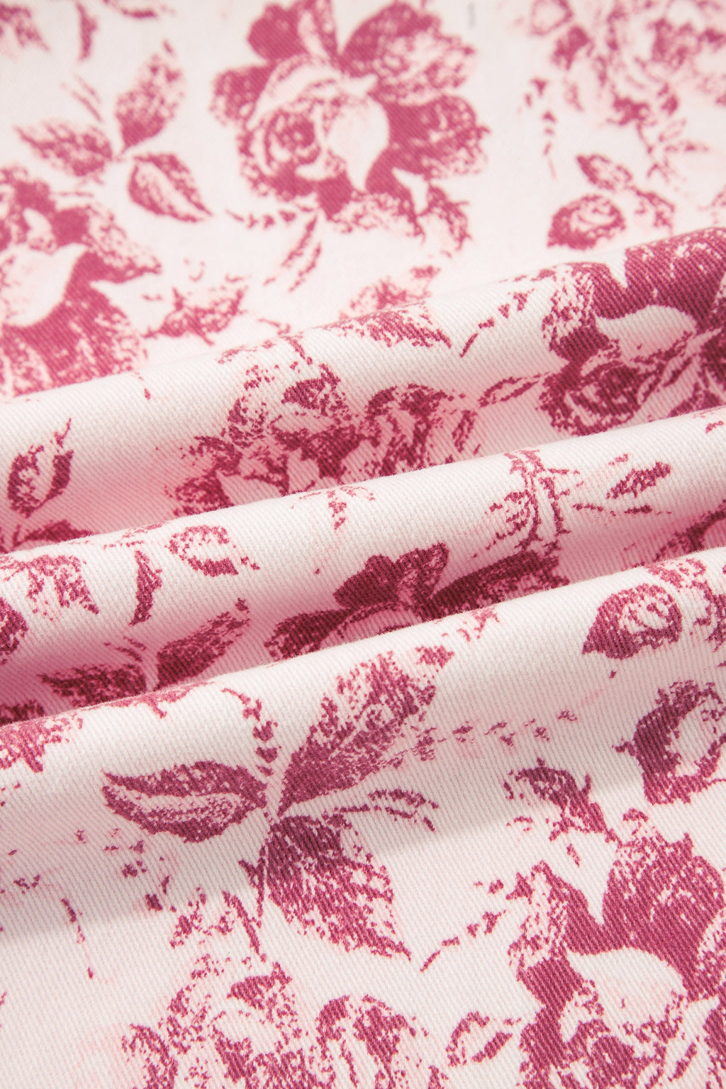 The LULU Floral Denim  Pants