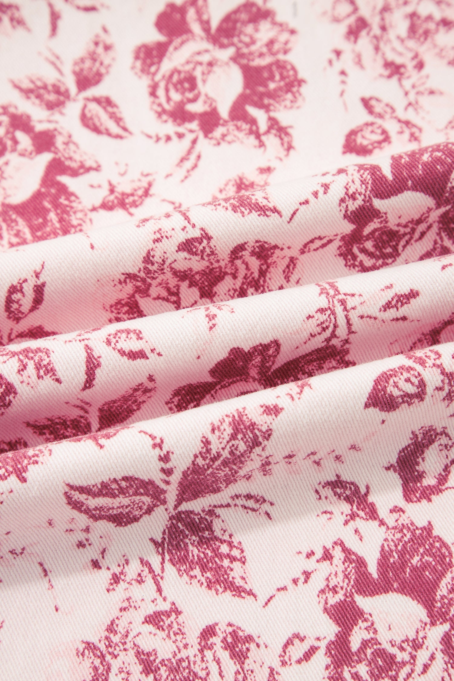 The LULU Floral Denim  Pants