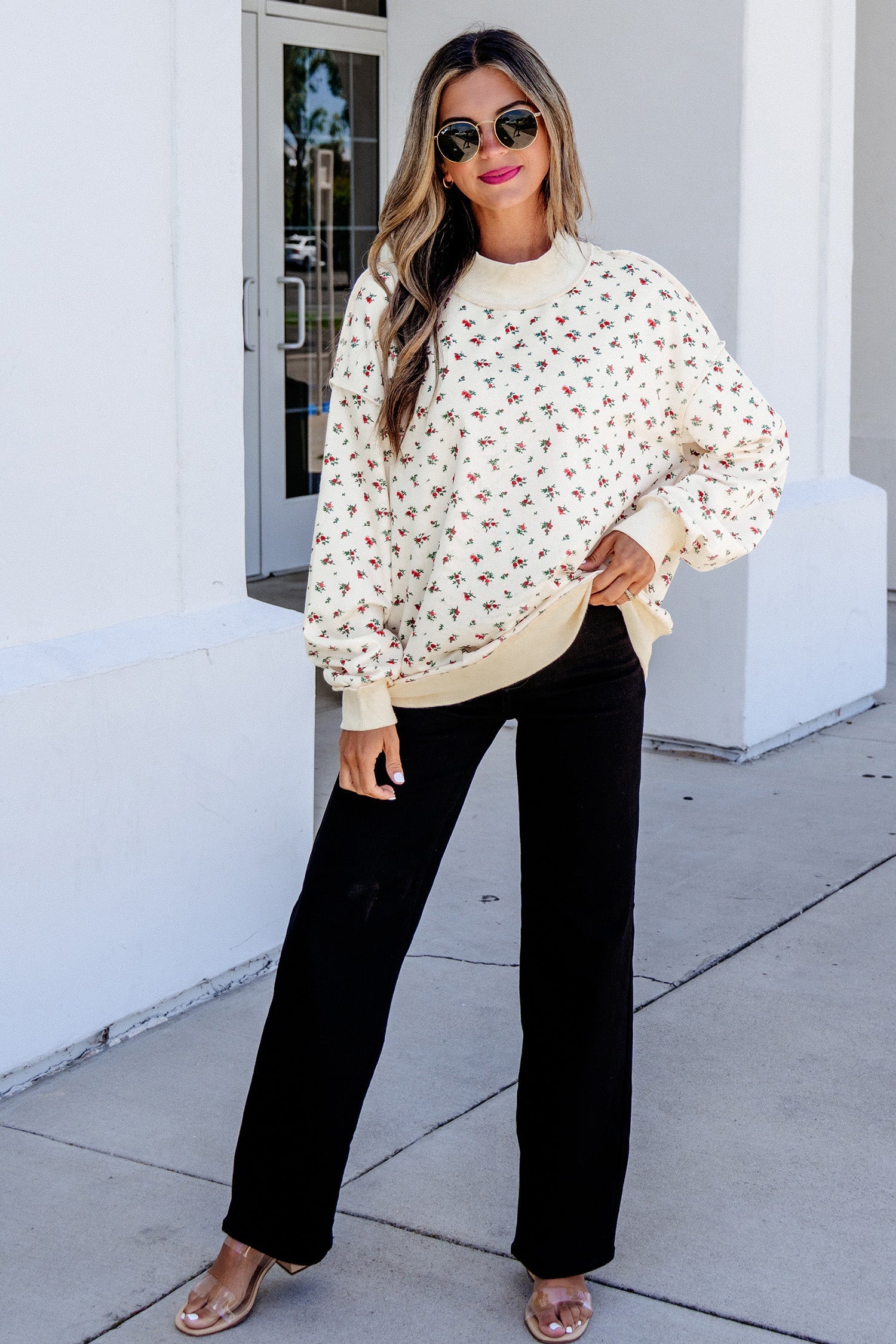 The Rosie Mae Floral Sweatshirt