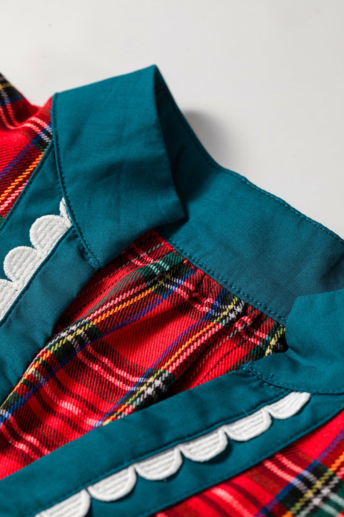 The Merry & Bright Plaid Top
