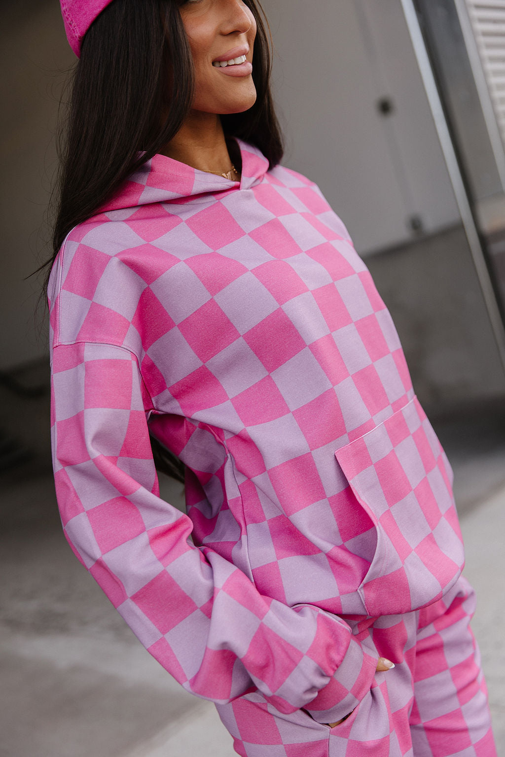 University Hoodie Rosy Daydream