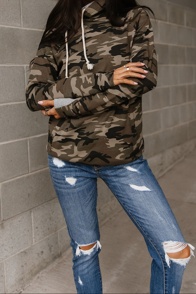 The Hallie Camo Sweatshirt
