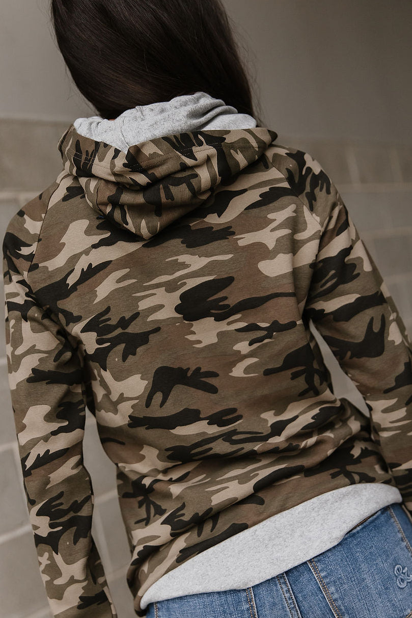 The Hallie Camo Sweatshirt