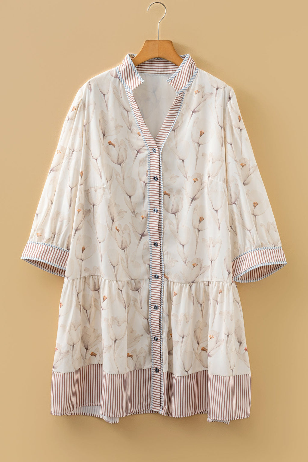 The Callie Jane Floral Stripe Dress