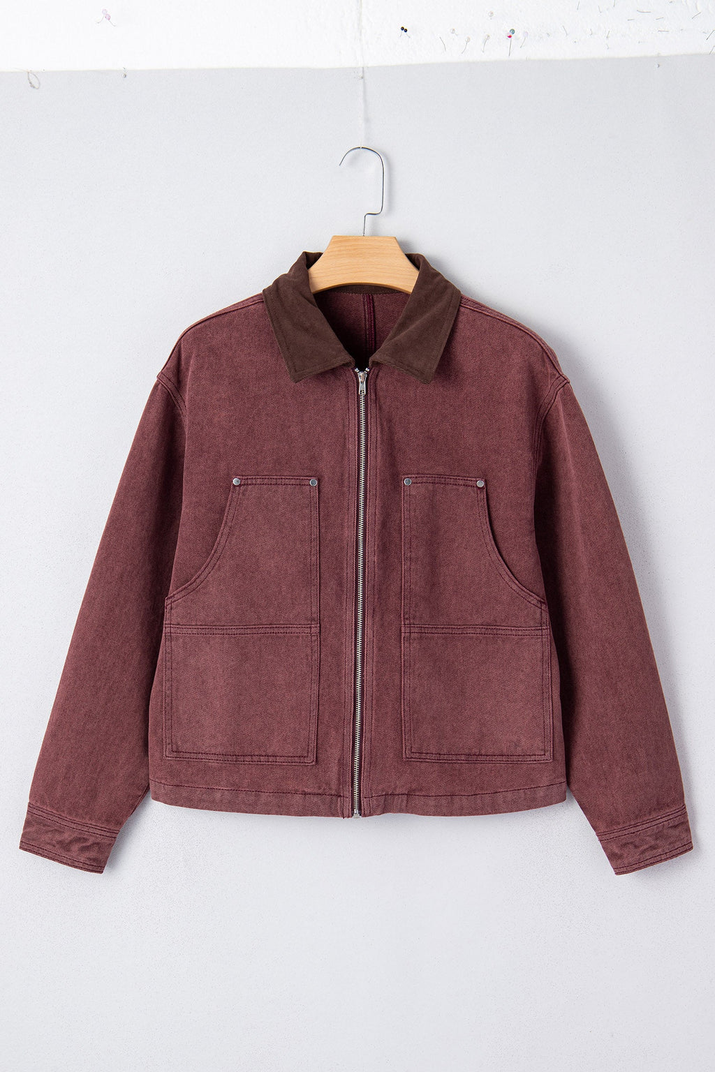 The Sutton Corduroy Collar Jacket