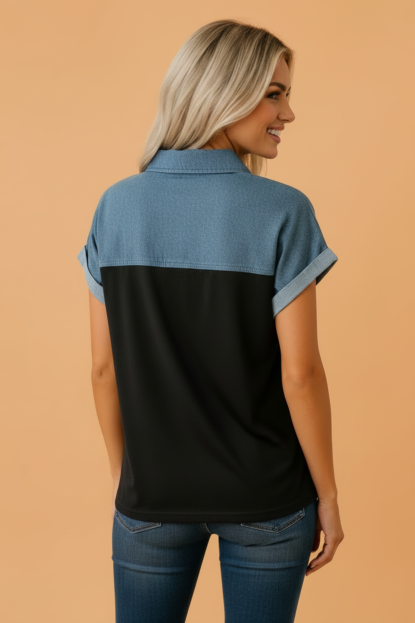 The Ava Jane Denim Top