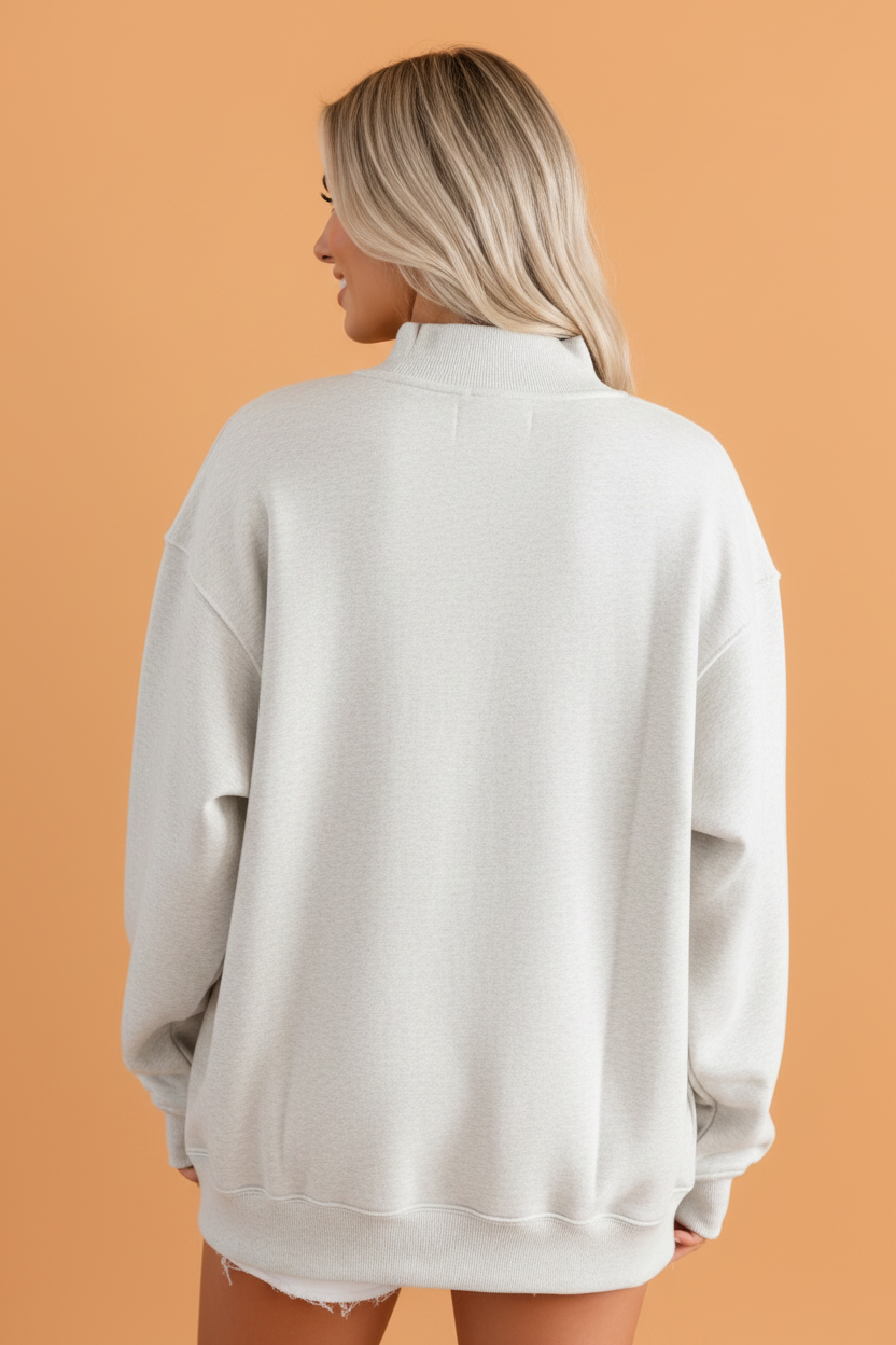 Walk By Faith Patchwork Sweatshirt