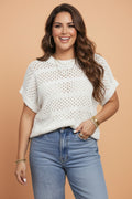 The Annalee Eyelet Knit Sweater