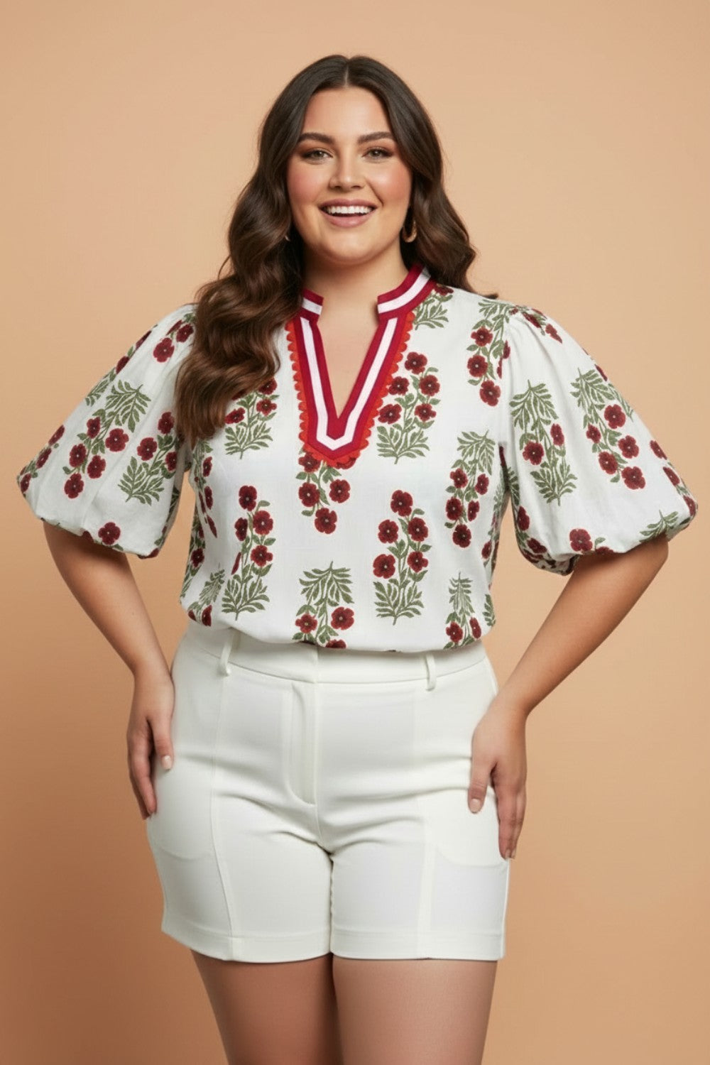 The Saffron Floral Blouse