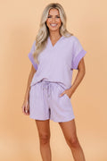 The Paisley Stripe Lounge Set