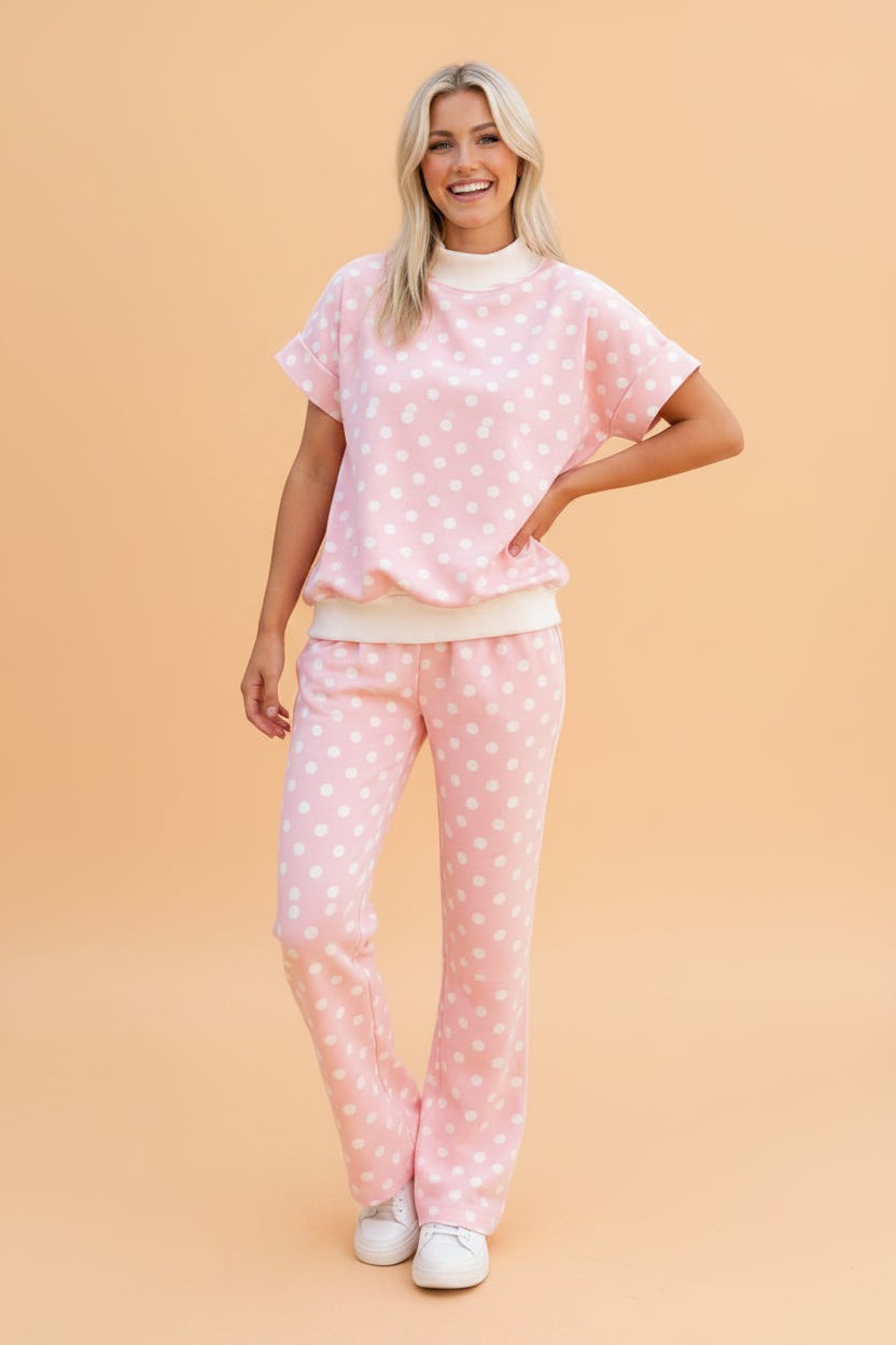 The Harper Polka Dot Lounge Set