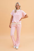 The Harper Polka Dot Lounge Set