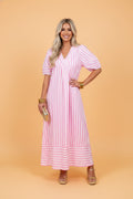The Piper Stripe Maxi Dress