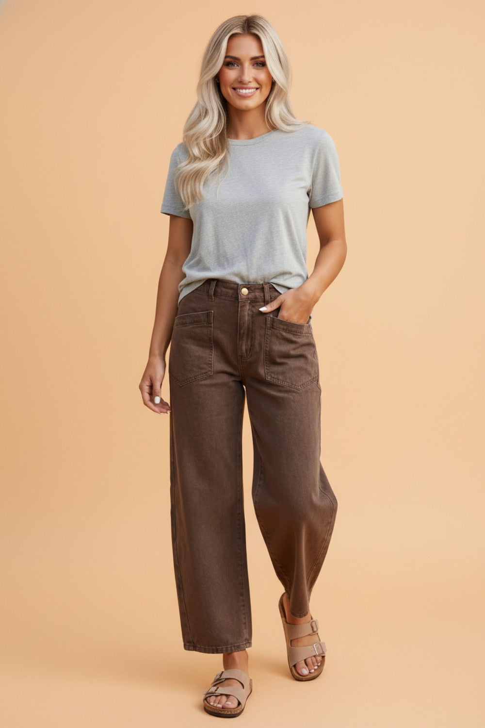 The Baisley  Barrel Leg Jeans
