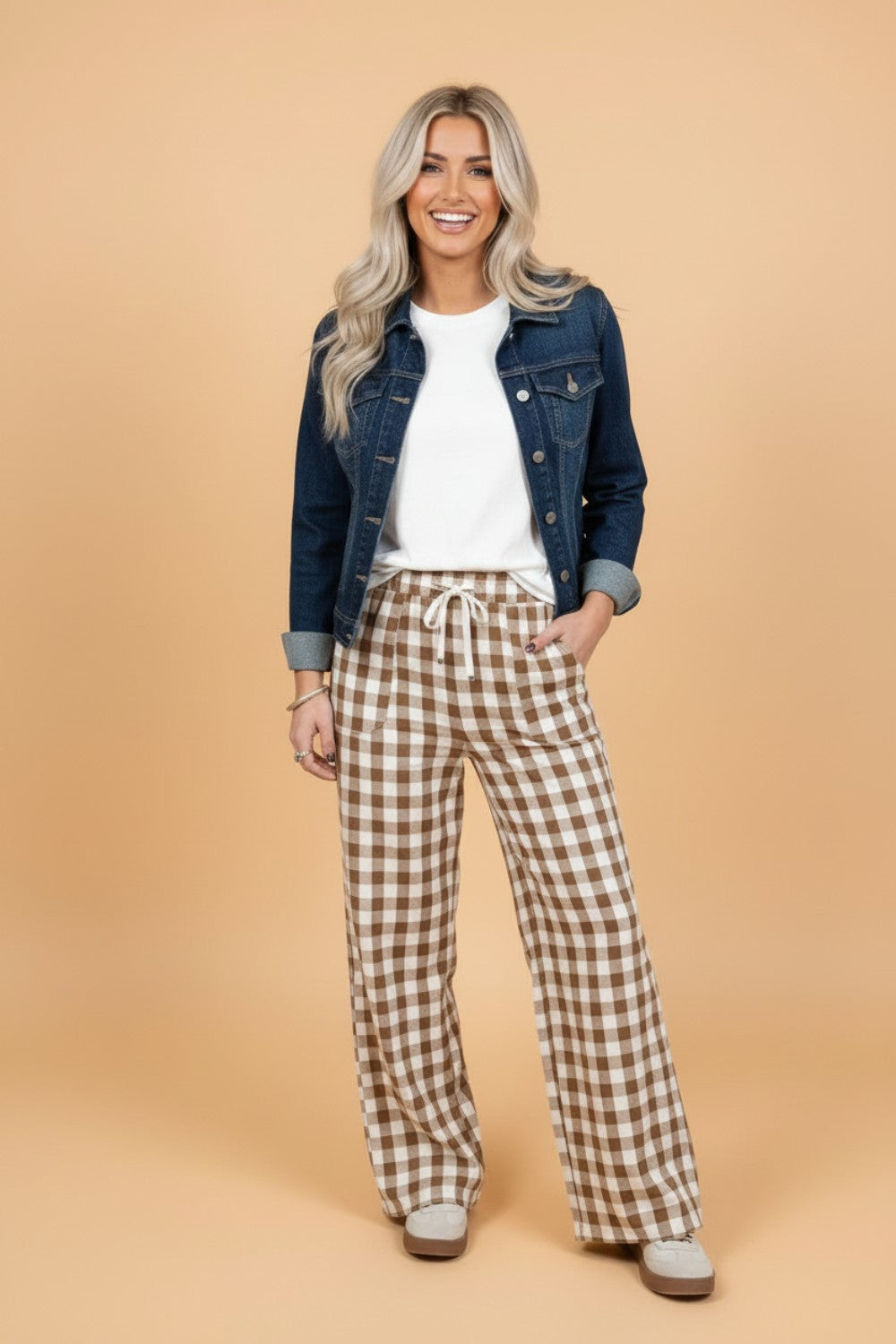 The Gracelyn Gingham Plaid Pants