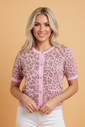 The Kinsley Leopard Button Down Cardigan