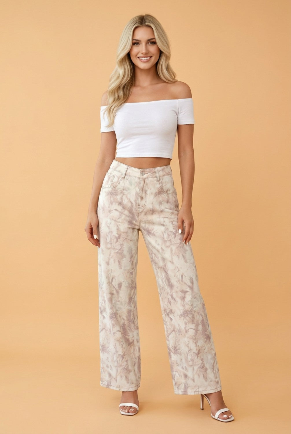 The Clara Camo Denim Jeans