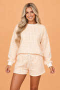 The Gracie Gingham Lounge Set