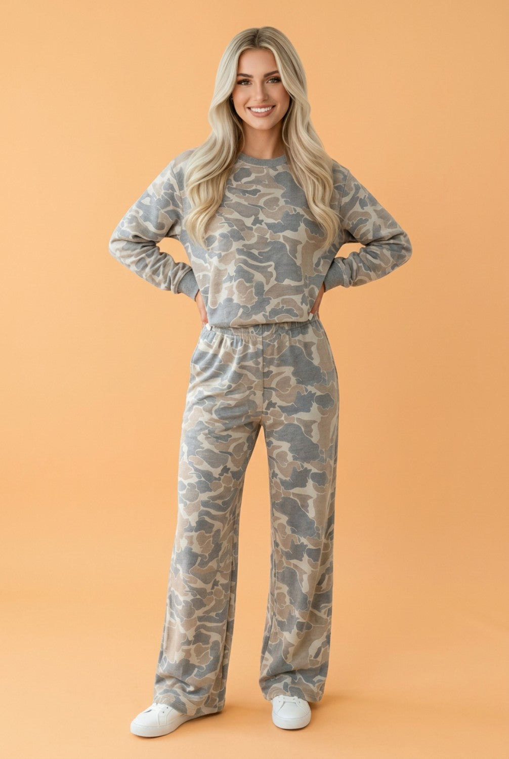 The Hazel Camo Lounge Set