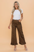 The Lennox Leopard Cropped Jeans