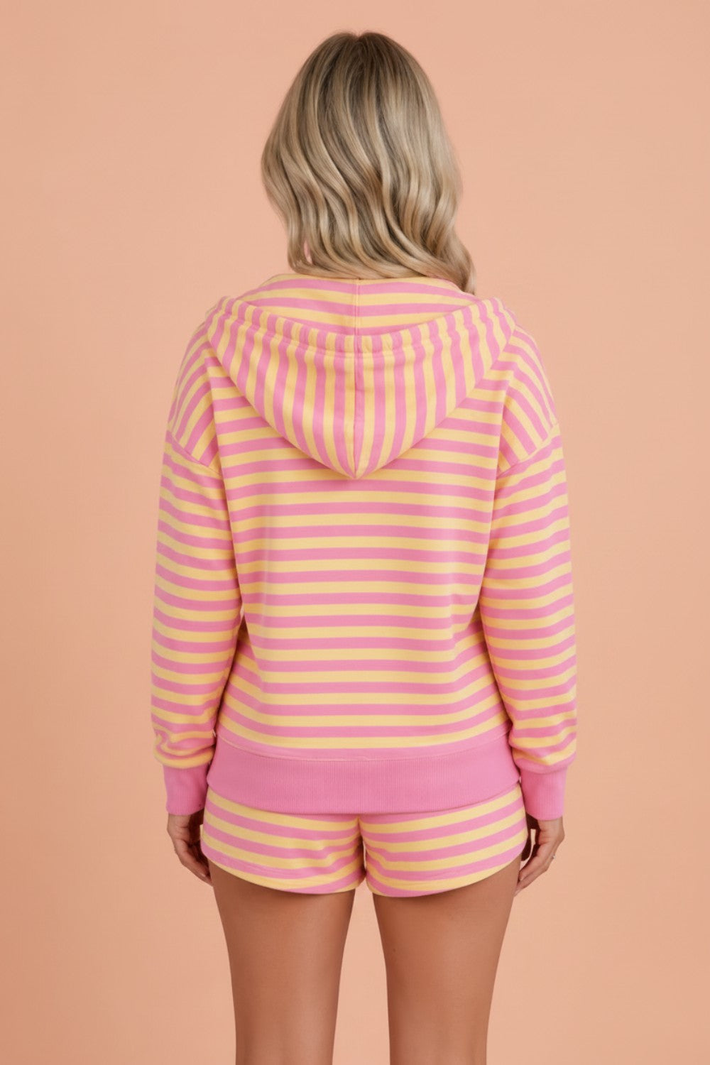 The Saylor Striped Hoodie Lounge Set