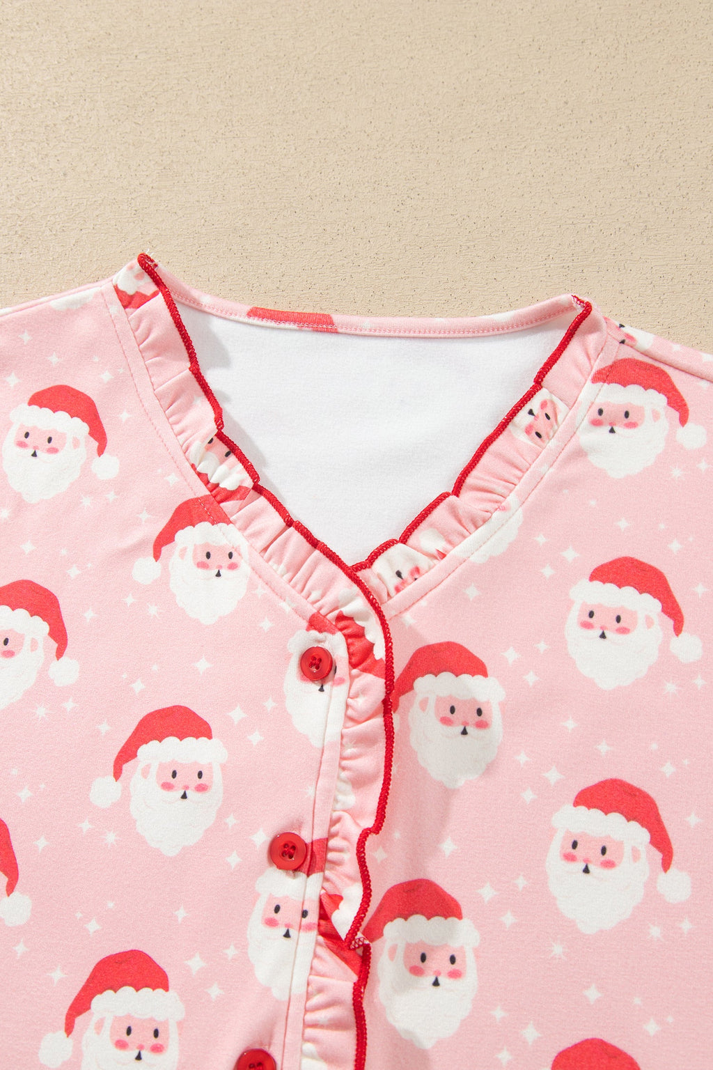 The Pink Santa Christmas Pajama Set