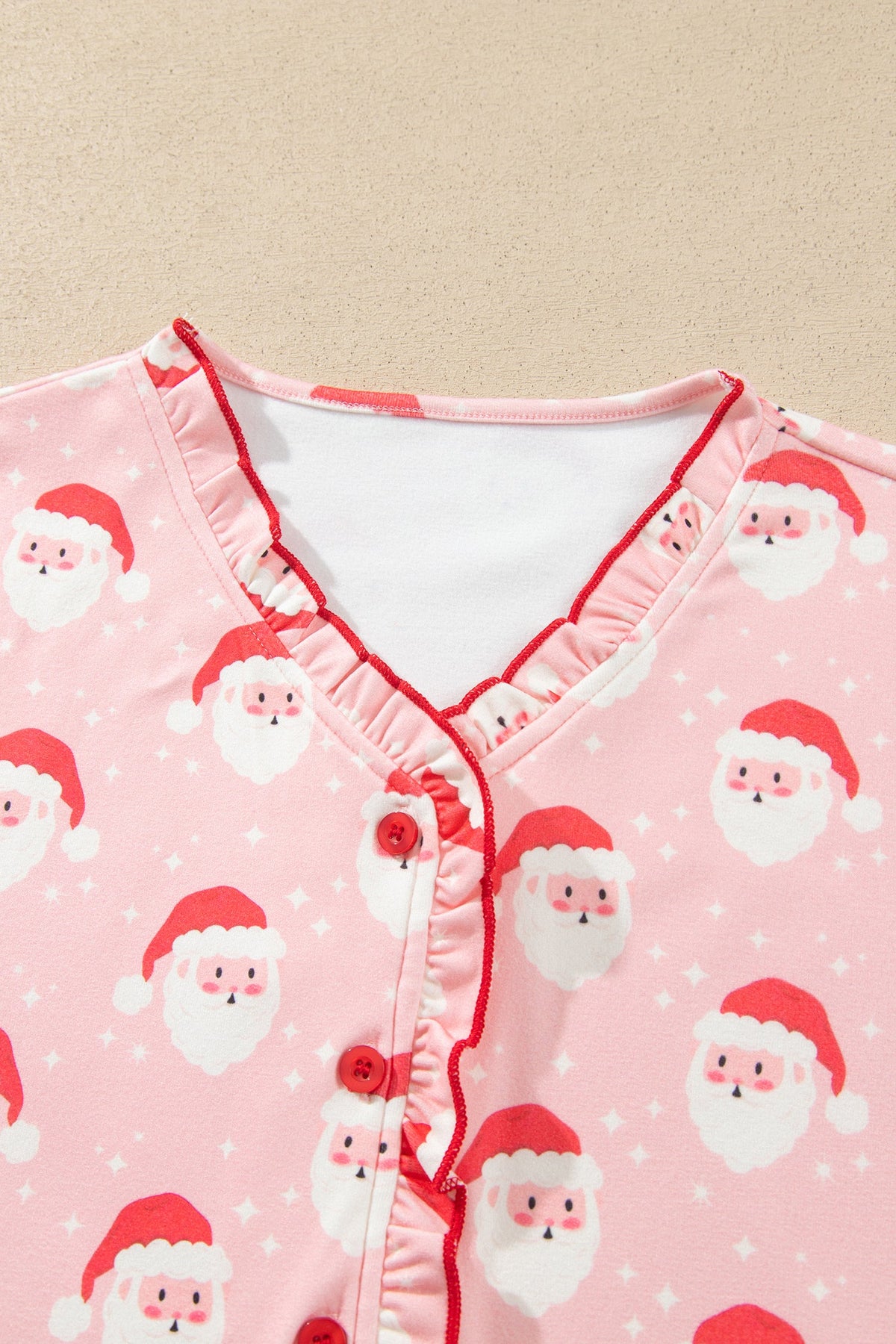 The Pink Santa Christmas Pajama Set