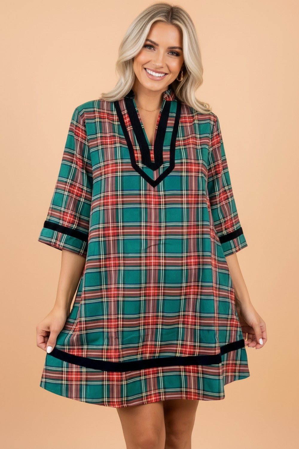 The Tinsel & Tartan Dress