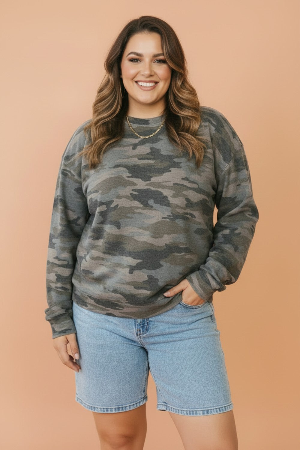 Into The Woods Camo Sweatshirt