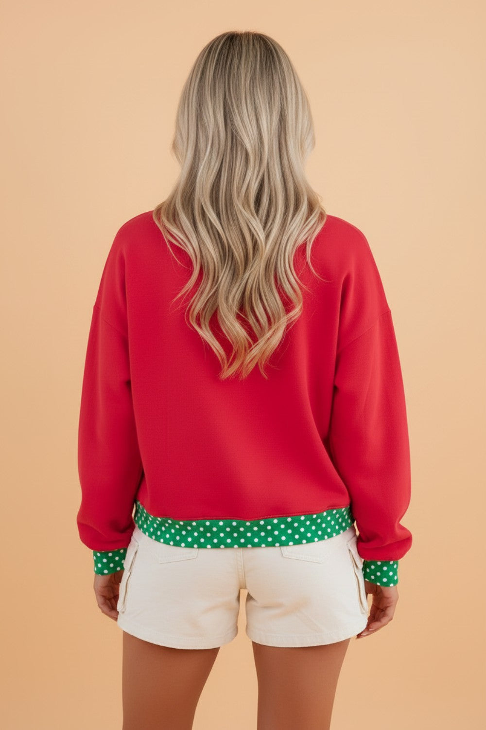 The Brielle Polka Dot Sweatshirt