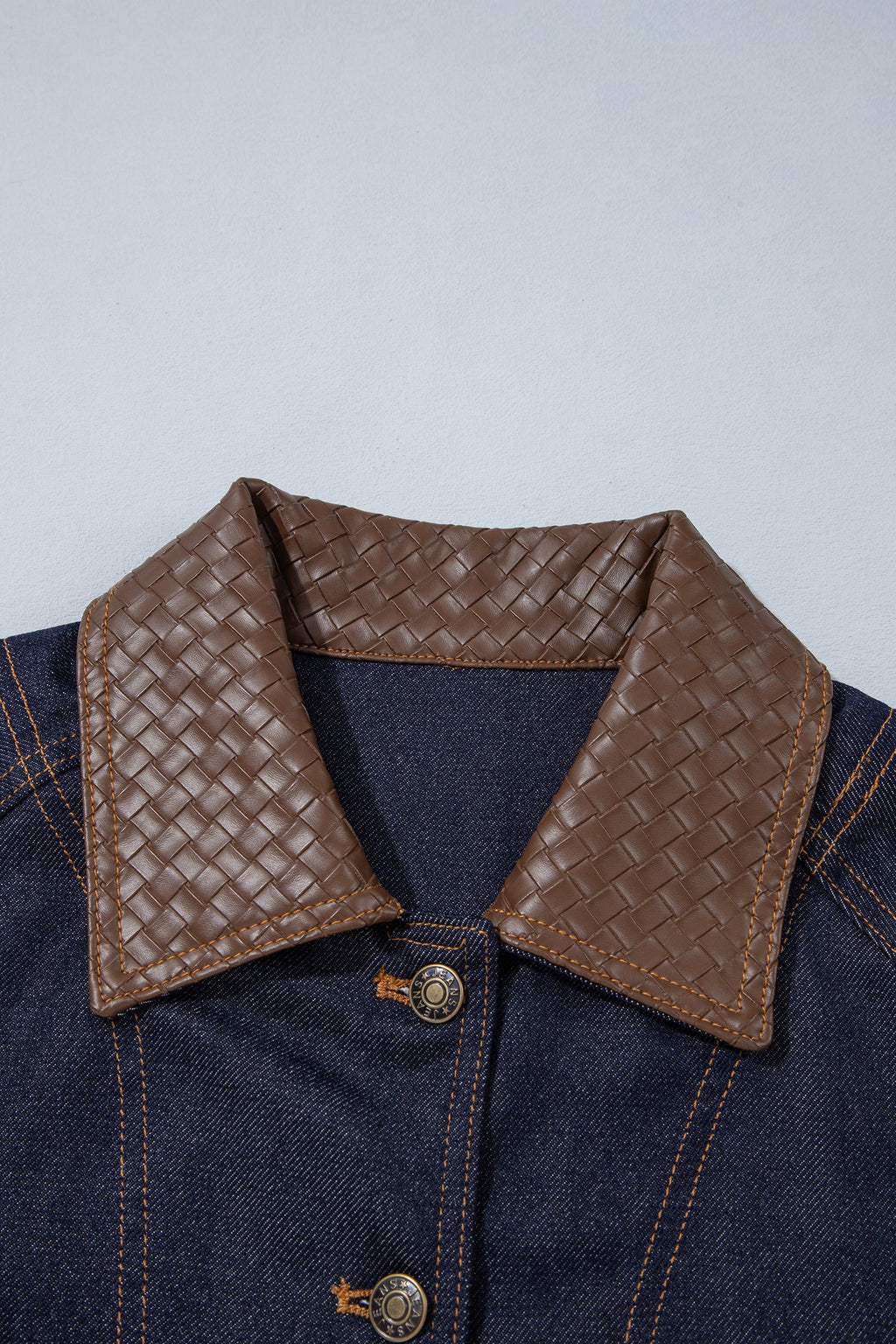 The Prescott Contrast Collar Denim Jacket