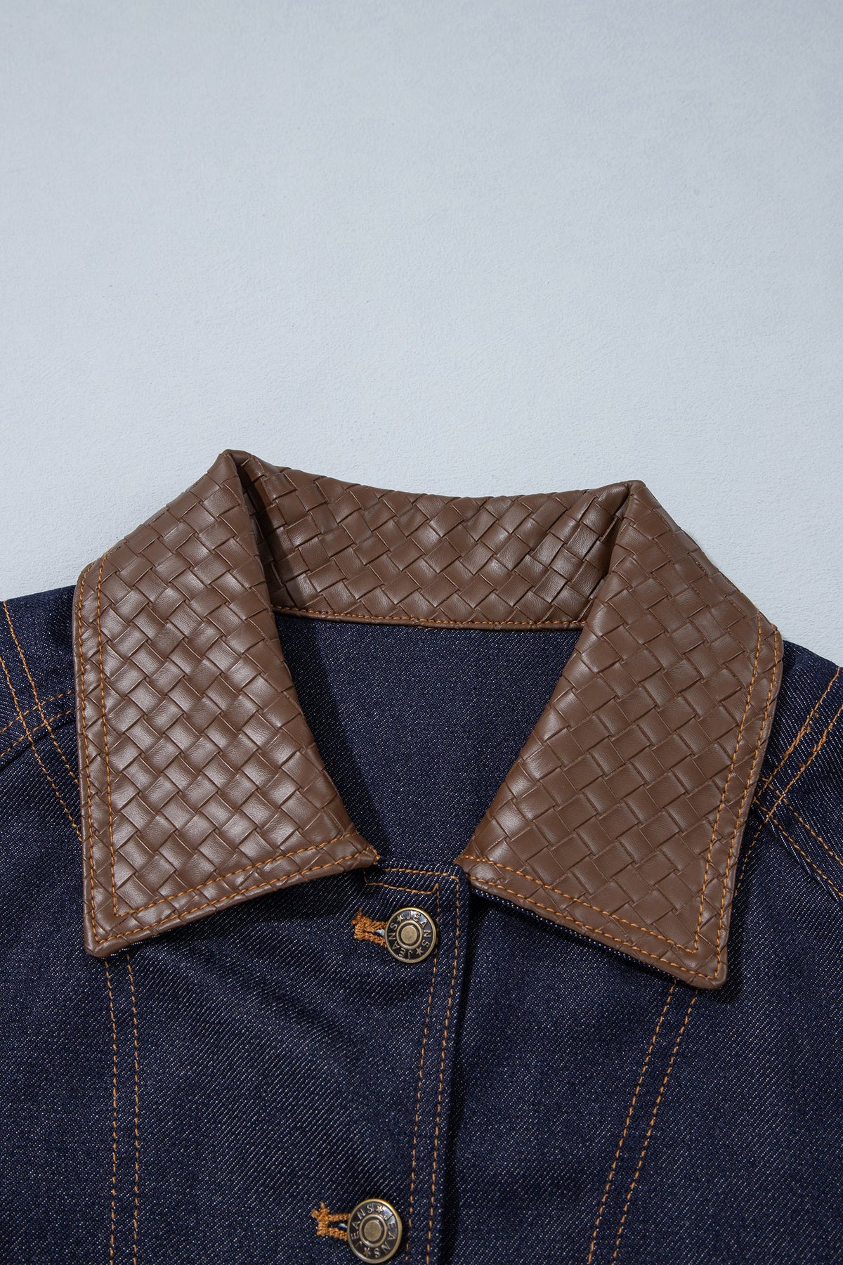 The Prescott Contrast Collar Denim Jacket