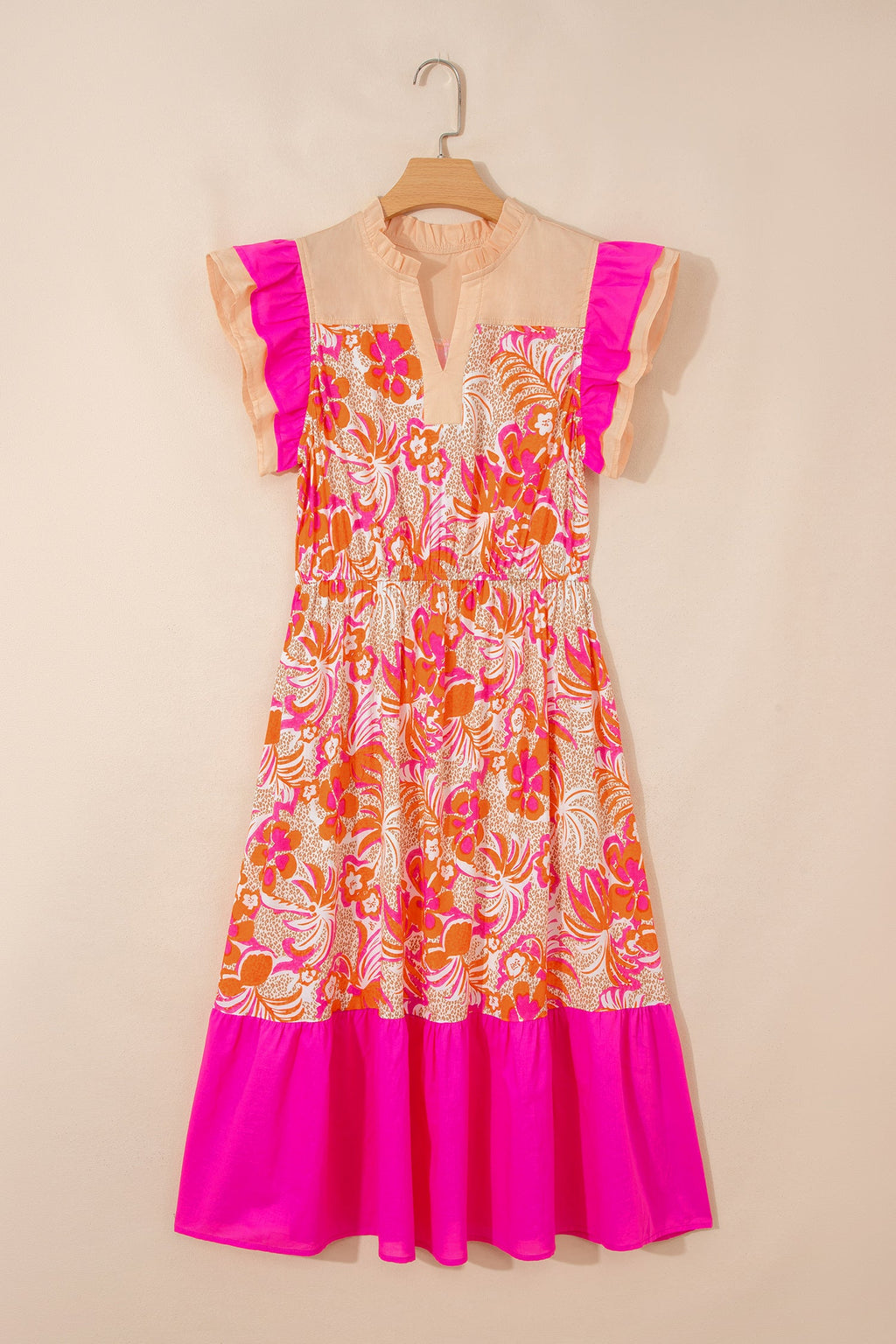 The Lettie Mae Floral Ruffle Dress
