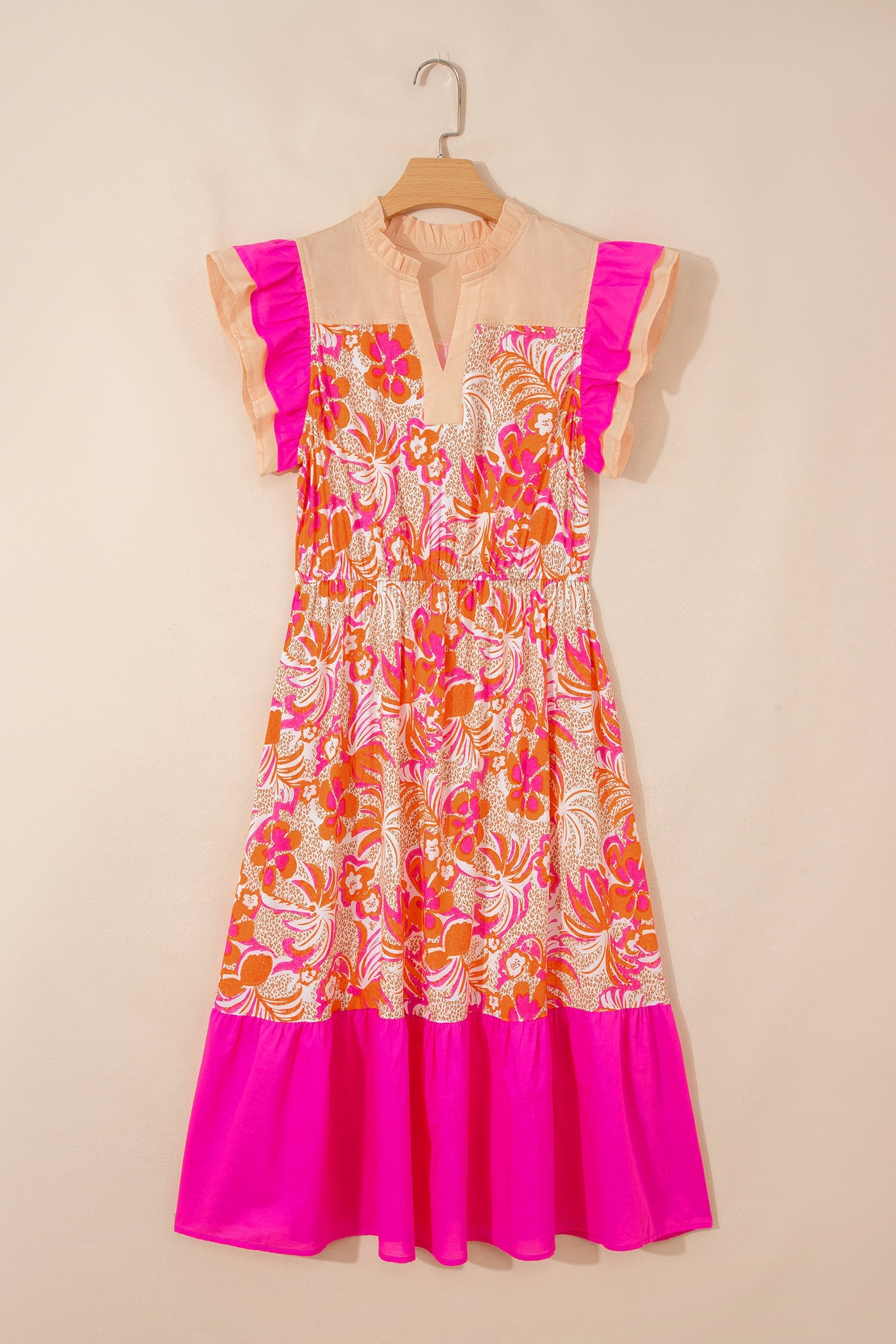 The Lettie Mae Floral Ruffle Dress