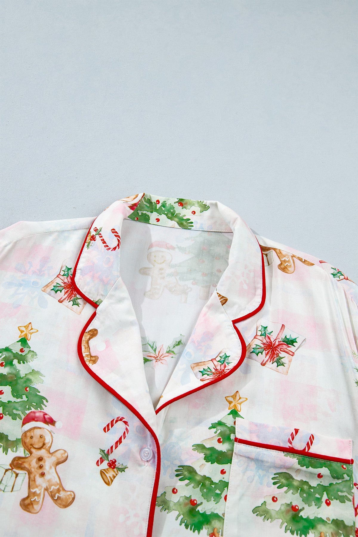 The Christmas Morning Bow Pajama Set