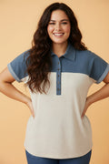 The Hadley Skye Denim Top