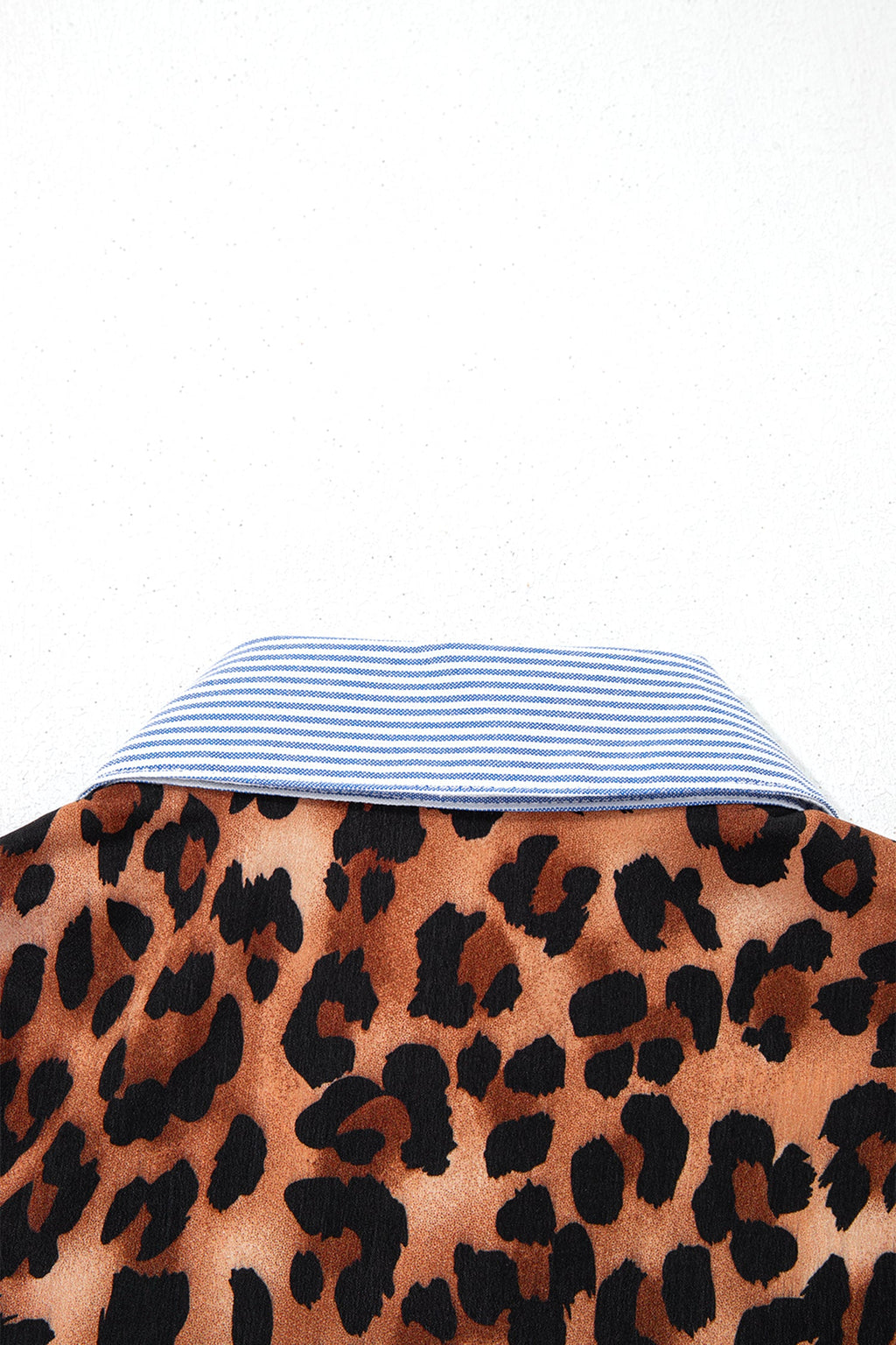 The Parker Leopard Patchwork Button Down