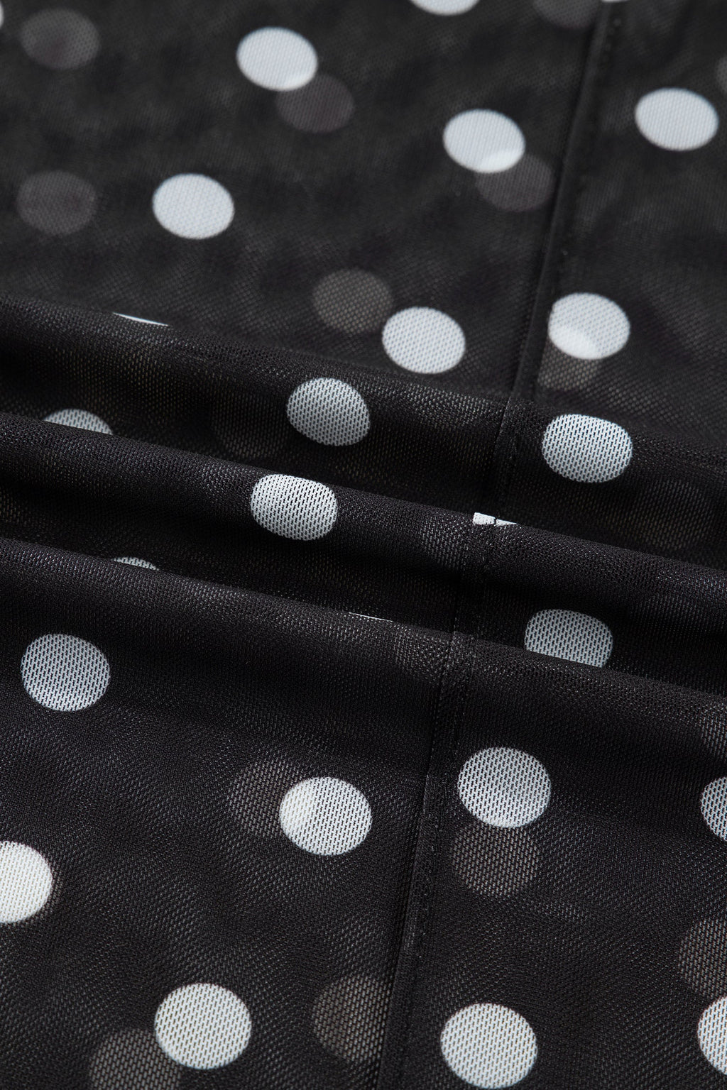 The Piper Polka Dot Mesh Top