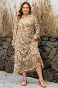 The Hazel Abstract Maxi Dress