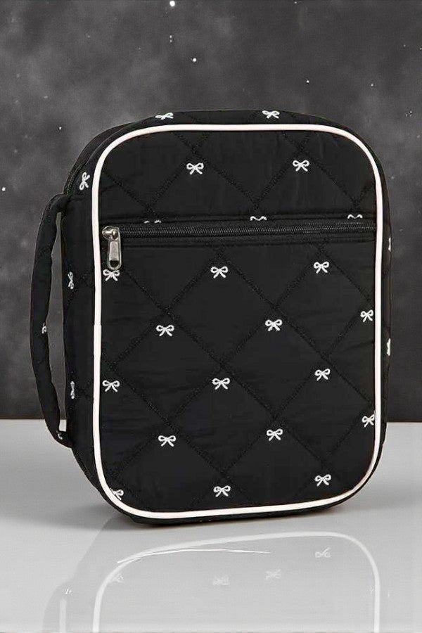Black and White Bow Bible Cover