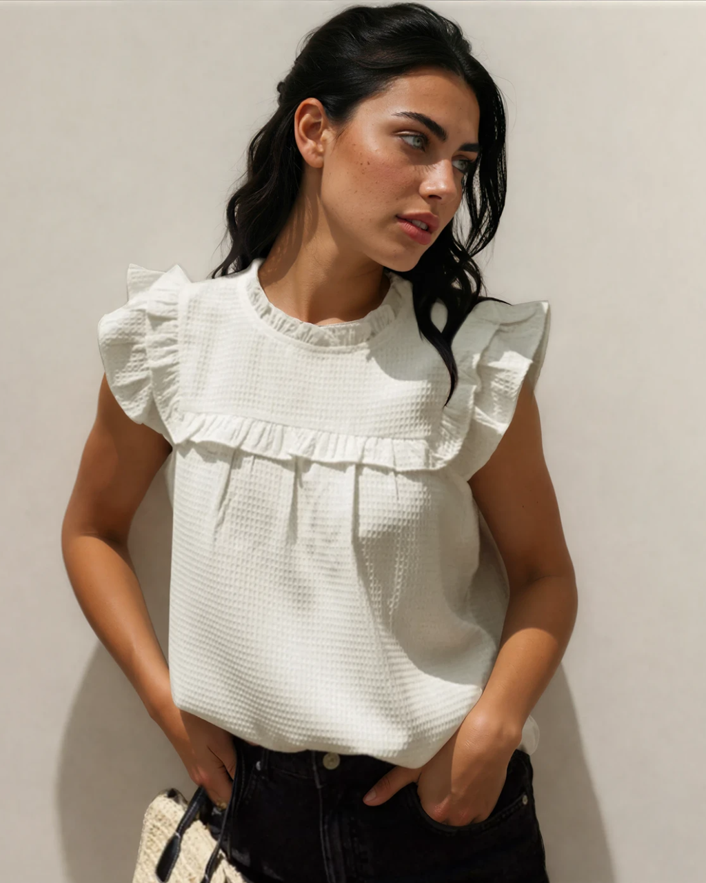 The Clover Textured Blouse