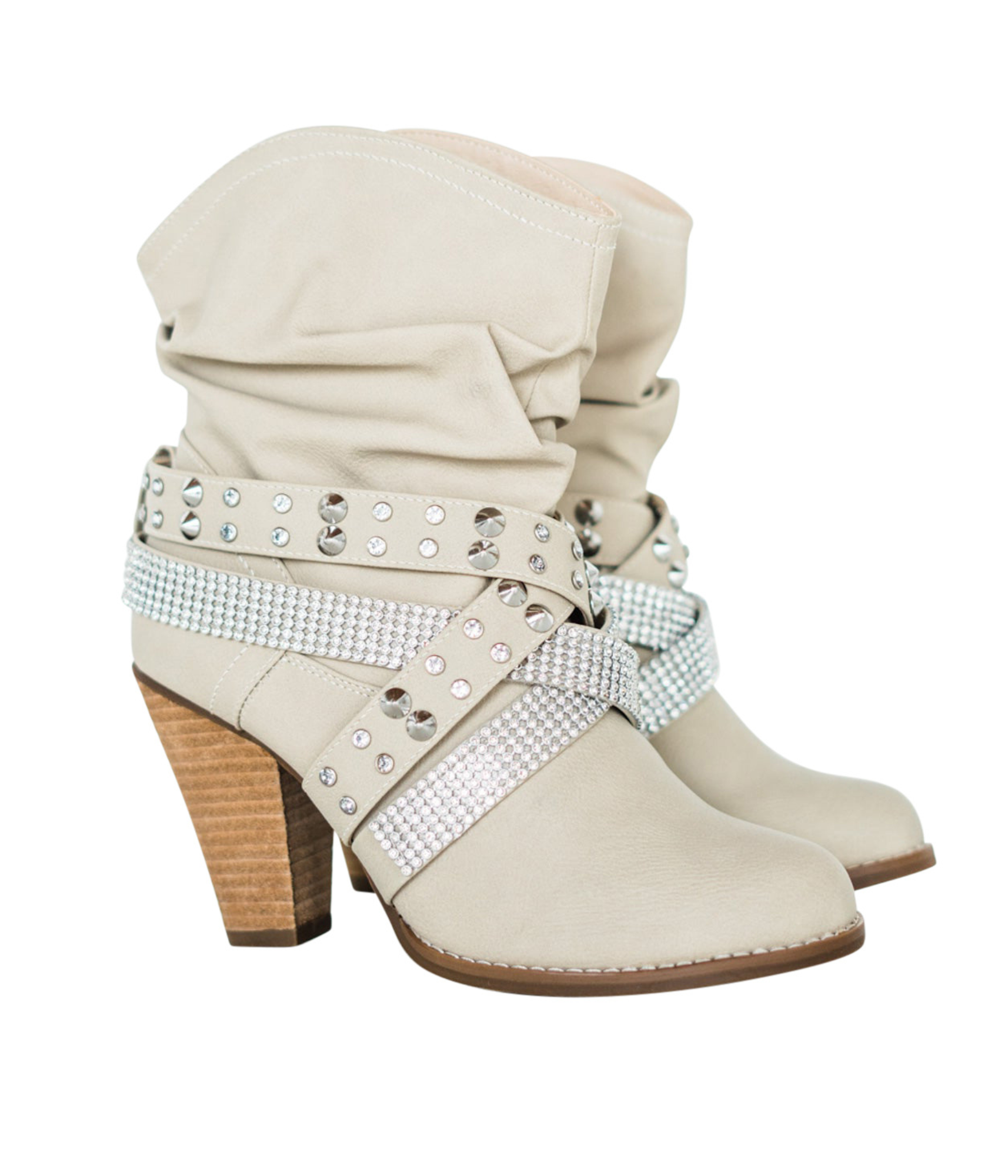 The Magnolia Short Change Booties in Cream