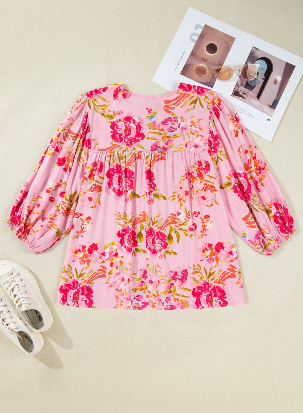 The Quincy Floral Top