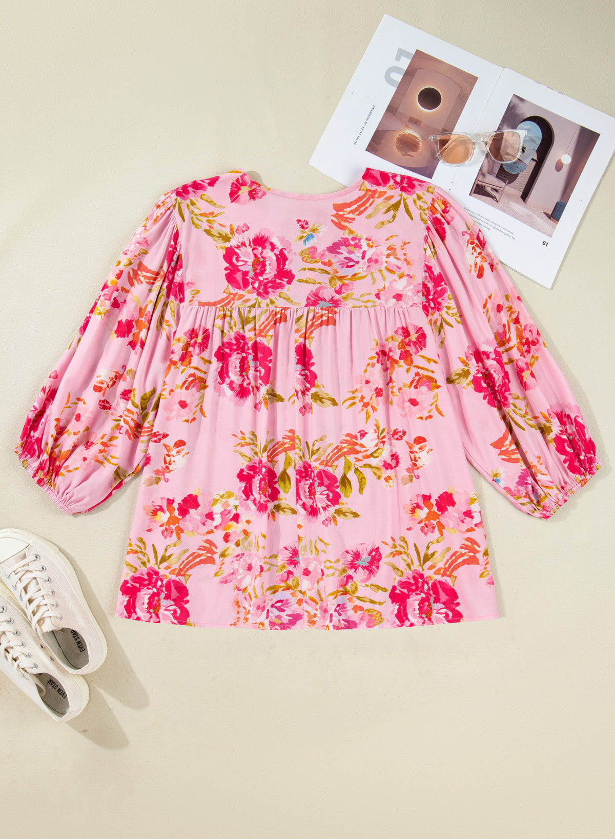 The Quincy Floral Top