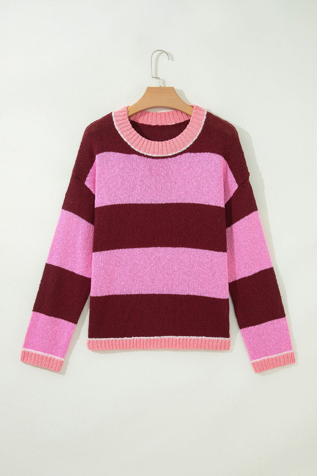 The Kayla Stripe Knit Pullover Sweater