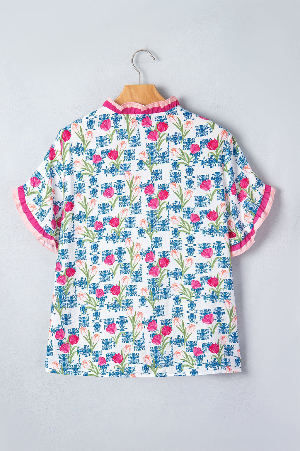 The Harleigh Floral Ruffle Shirt