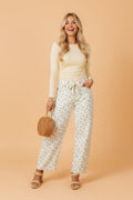 The Caroline Floral Barrel Leg Jeans