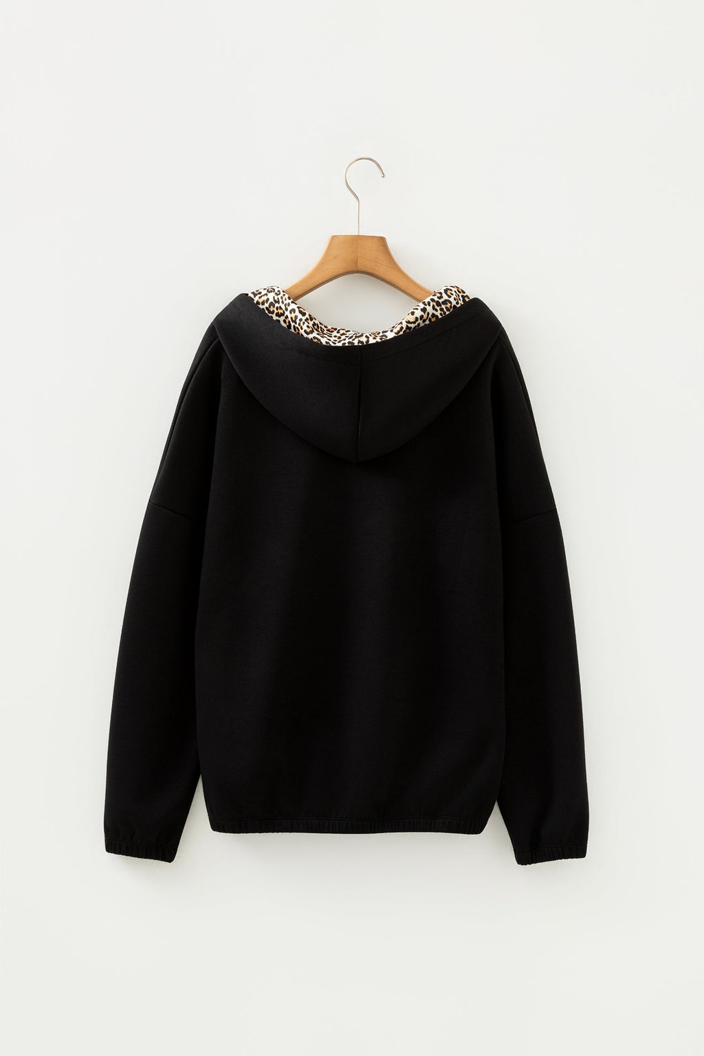 The Hollis Leopard Drawstring Hoodie