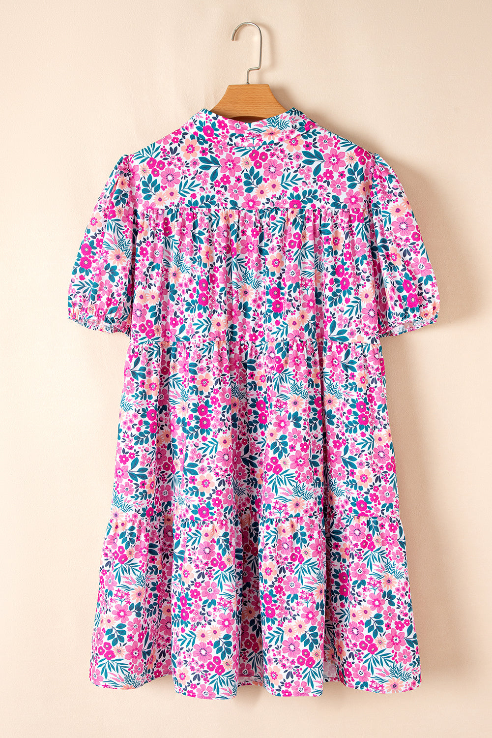 The Haddie Floral Puff Sleeve Dress