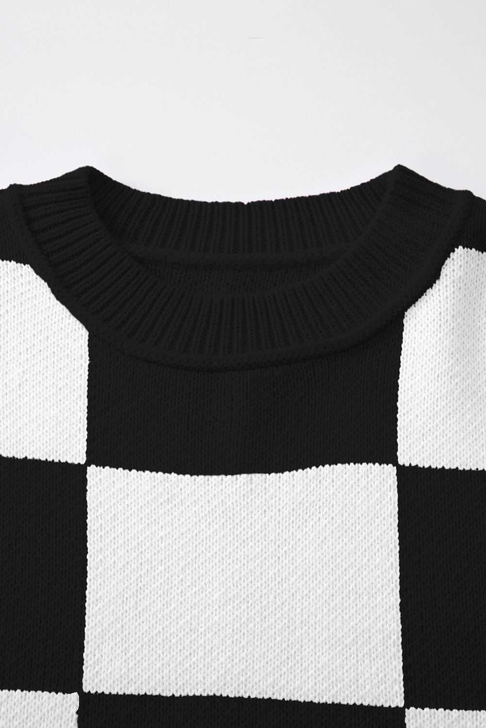 The Collins Checker Sweater